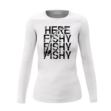 Here Fishy Fishy Women Long Sleeve Shirt